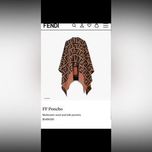 Fendi Poncho